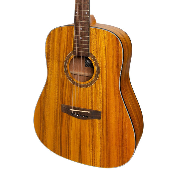 Martinez '41 Series' Dreadnought Acoustic Guitar (Koa)