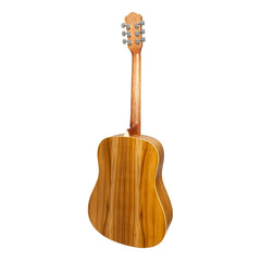 Martinez '41 Series' Dreadnought Acoustic Guitar Pack with Built-in Tuner (Jati-Teakwood)