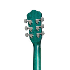 Martinez '41 Series' Dreadnought Acoustic Guitar (Teal Green)