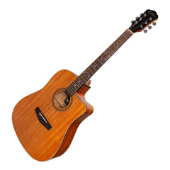 Martinez '41 Series' Dreadnought Cutaway Acoustic-Electric Guitar (Mahogany)