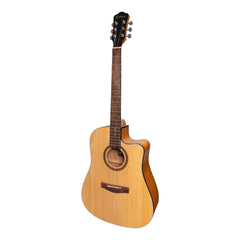 Martinez '41 Series' Dreadnought Cutaway Acoustic-Electric Guitar (Spruce/Mahogany)-MDC-41-SM