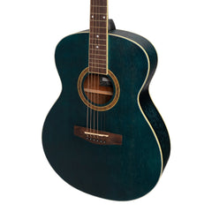 Martinez '41 Series' Folk Size Acoustic Guitar (Blue)