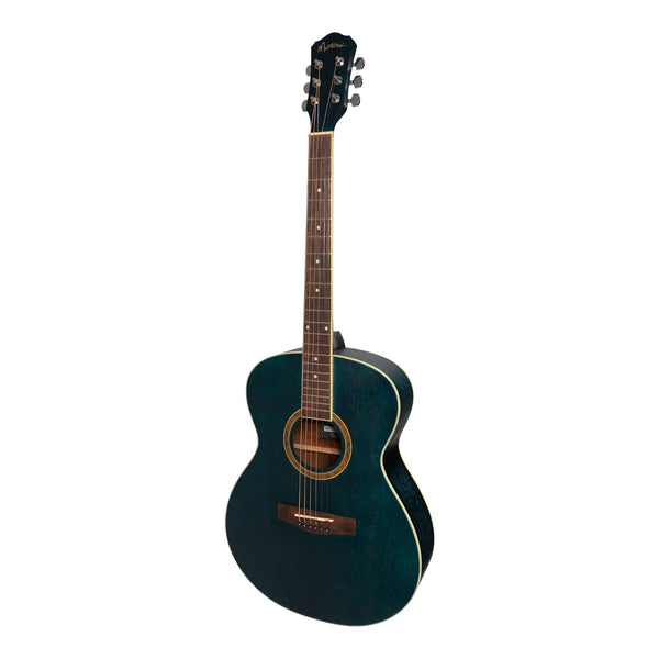 Martinez '41 Series' Folk Size Acoustic Guitar Pack (Blue)