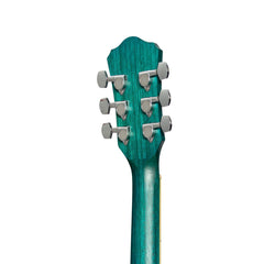 Martinez '41 Series' Folk Size Acoustic Guitar Pack (Teal Green)