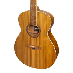 Martinez '41 Series' Folk Size Acoustic Guitar Pack with Built-in Tuner (Jati-Teakwood)