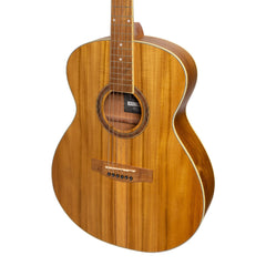 Martinez '41 Series' Folk Size Acoustic Guitar with Built-in Tuner (Jati-Teakwood)