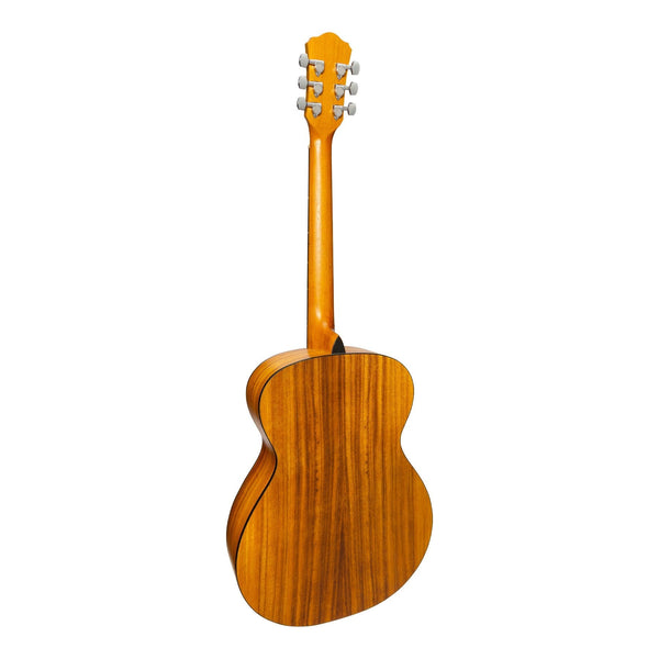 Martinez '41 Series' Left Handed Folk Size Acoustic Guitar (Spruce/Koa)