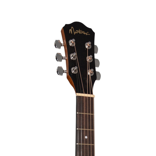 Martinez '41 Series' Left Handed Folk Size Cutaway Acoustic-Electric Guitar (Mahogany)