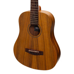 Martinez Acoustic-Electric Babe Traveller Guitar (Koa)