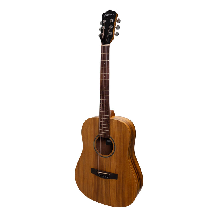 Martinez Acoustic-Electric Middy Traveller Guitar (Koa)