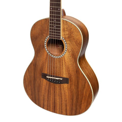 Martinez Acoustic 'Little-Mini' Folk Guitar with Built-In Tuner (Rosewood)