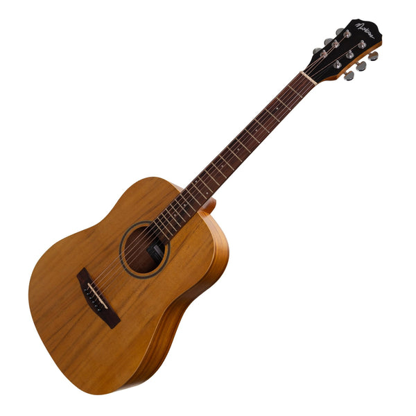 Martinez Acoustic Middy Traveller Guitar (Koa)