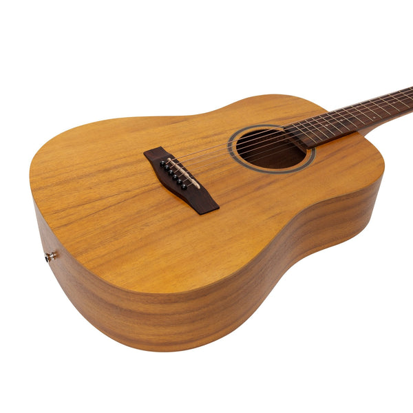 Martinez Acoustic Middy Traveller Guitar (Koa)