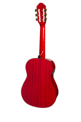 Martinez G-Series 1/2 Size Student Classical Guitar Pack with Built In Tuner (Redburst-Gloss)