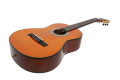 Martinez G-Series 3/4 Size Student Classical Guitar Pack with Built In Tuner (Amber-Gloss)