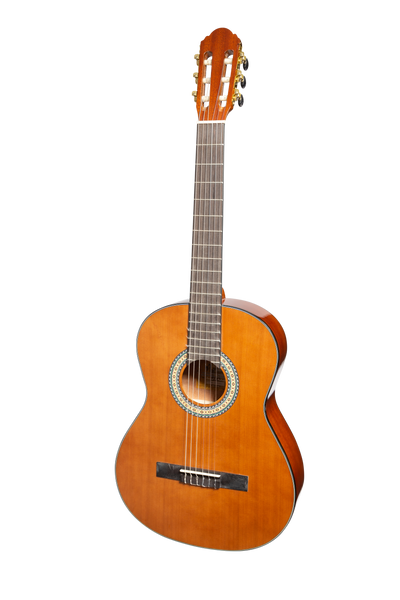 Martinez G-Series 3/4 Size Student Classical Guitar Pack with Built In Tuner (Natural-Gloss)