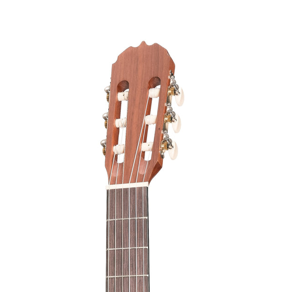 Martinez 'Natural Series' Cedar Top Acoustic-Electric Classical Cutaway Guitar (Open Pore)