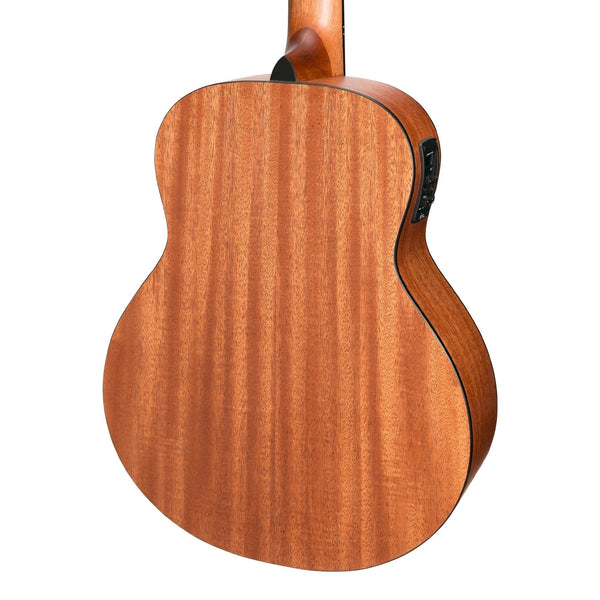 Martinez 'Natural Series' Mahogany Top 12-String Acoustic-Electric Mini Short Scale Guitar (Open Pore)