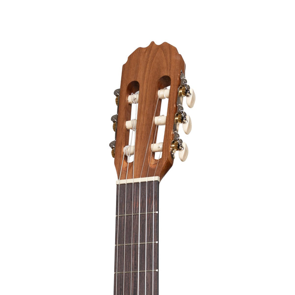 Martinez 'Natural Series' Solid Cedar Top Acoustic-Electric Classical Cutaway Guitar (Open Pore)