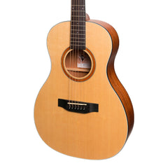 Martinez 'Natural Series' Spruce Top Acoustic-Electric Parlour Guitar (Open Pore)