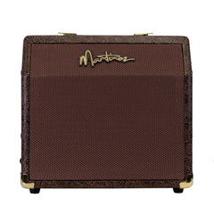 Martinez Retro-Style 15 Watt Acoustic Guitar Amplifier with Chorus (Paisley Brown)-MAE-15C-FEV