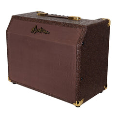 Martinez Retro-Style 25 Watt Acoustic Guitar Amplifier with Reverb (Paisley Brown)