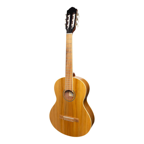 Martinez 'Slim Jim' 3/4 Size Student Classical Guitar Pack with Built In Tuner (Jati-Teakwood)