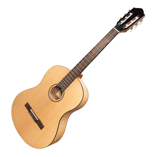 Martinez 'Slim Jim' Full Size Student Classical Guitar Pack with Built In Tuner (Spruce/Mahogany)