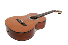 Martinez 'Slim Jim' G-Series Full Size Student Classical Guitar Pack with Built In Tuner (Natural-Gloss)