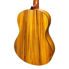 Martinez 'Slim Jim' Left Handed Full Size Student Classical Guitar Pack with Built In Tuner (Spruce/Koa)