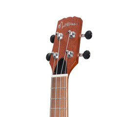 Martinez 'Southern Belle 6 Series' Mahogany Solid Top Electric Concert Ukulele with Hard Case (Sunburst)