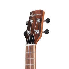 Martinez 'Southern Belle 7 Series' Spruce Solid Top Electric Cutaway Concert Ukulele with Hard Case (Natural Gloss)