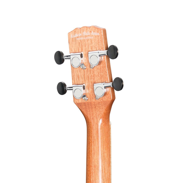 Martinez 'Southern Belle 7 Series' Spruce Solid Top Electric Cutaway Tenor Ukulele with Hard Case (Natural Gloss)