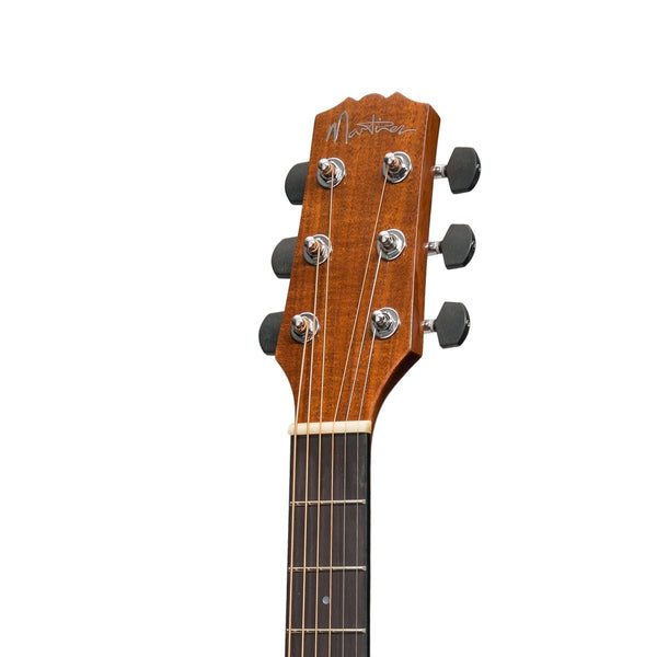 Martinez 'Southern Star Series' Koa Solid Top Acoustic-Electric TS-Mini Guitar (Natural Gloss)