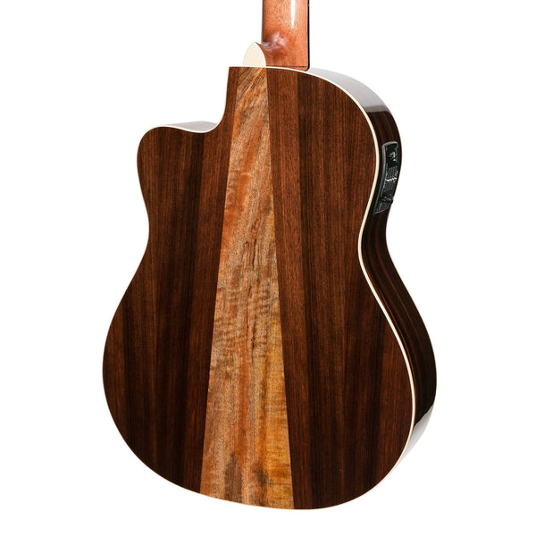 Martinez 'Southern Star Series' Spruce Solid Top Acoustic-Electric Classical Cutaway Guitar (Natural Gloss)