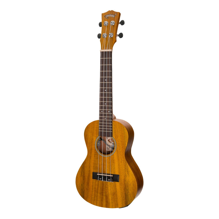 Mojo 'A30 Series' All Acacia Electric Concert Ukulele with Built-in Tuner (Natural Satin)