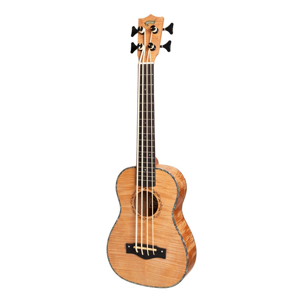 Mojo Flamed Okoume 30" Electric Bass Ukulele (Natural Satin)-MBU-01-NA