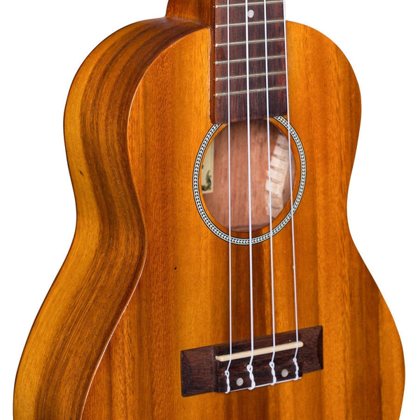 Mojo 'K20 Series' All Koa Electric Concert Ukulele (Natural Satin)