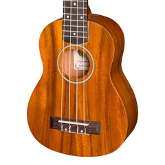 Mojo 'K20 Series' All Koa Soprano Ukulele (Natural Satin)