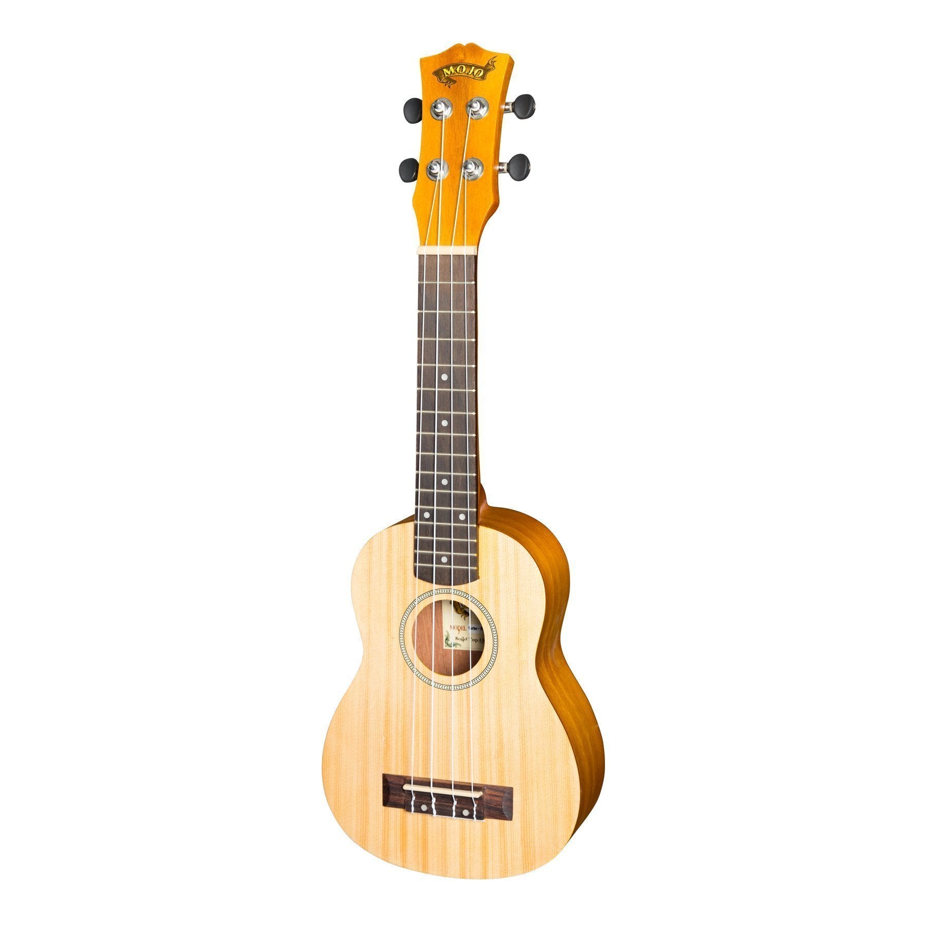 Mojo 'SA30 Series' Spruce Top and Acacia Back & Sides Soprano Ukulele (Natural Satin)-MSU-SA30-NST