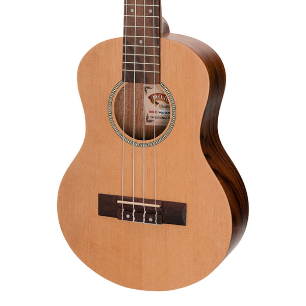 Mojo 'SZ40 Series' Spruce Top and Rosewood Back & Sides Electric Tenor Ukulele (Natural Satin)