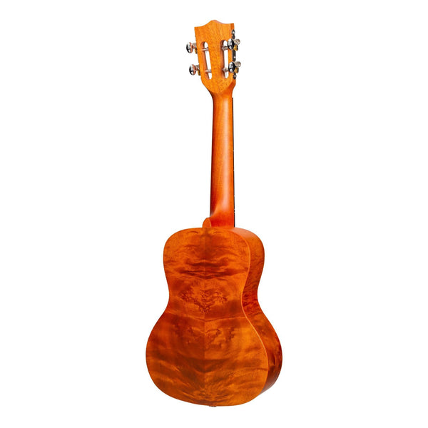 Mojo 'Traditional Series' Birdseye Maple Concert Ukulele with Gig Bag (Yellowburst)