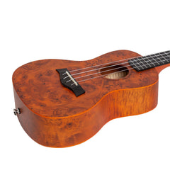 Mojo 'Traditional Series' Birdseye Maple Concert Ukulele with Gig Bag (Yellowburst)