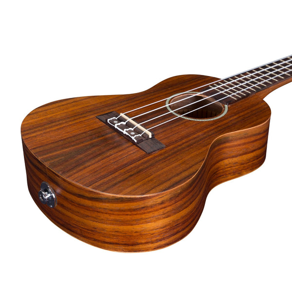 Mojo 'Z40 Series' All Rosewood Electric Concert Ukulele (Natural Satin)