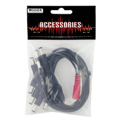 Mooer 10-Plug DC Daisy Chain Pedal Power Cable (Straight Plugs)