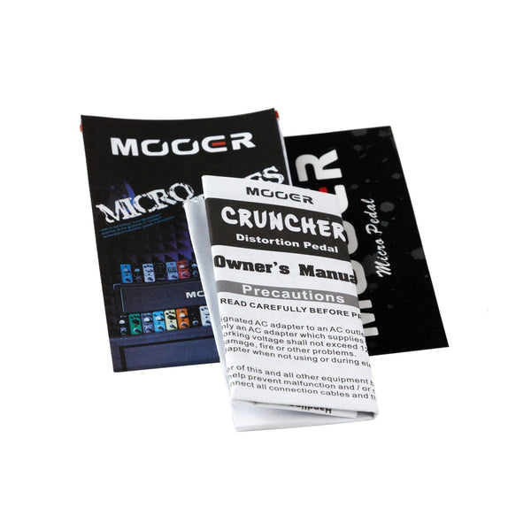 Mooer 'Cruncher' High Gain Distortion Micro Guitar Effects Pedal