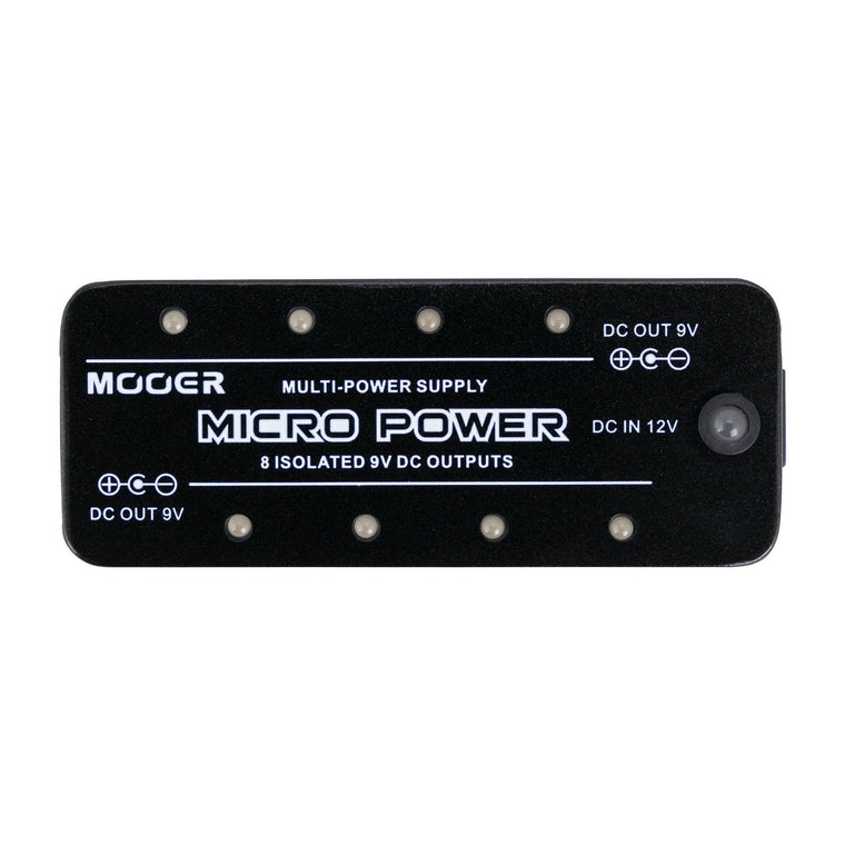 Mooer 'Micro Power' 8-Port Effects Pedal Power Supply