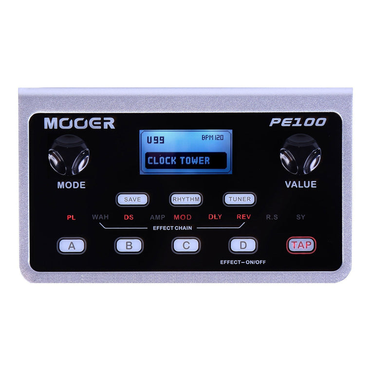 Mooer PE100 Portable Guitar Multi Effects Processor