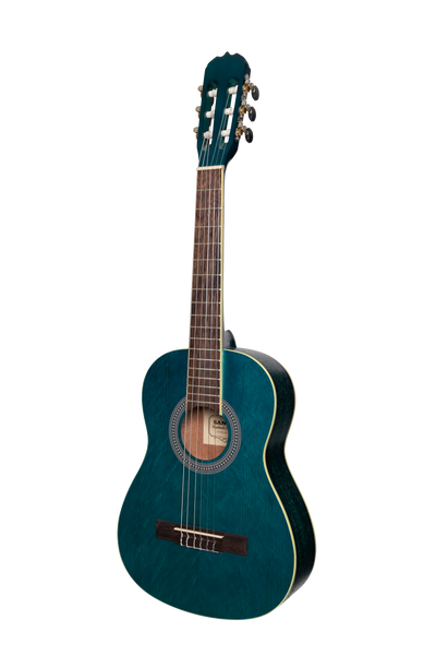 Sanchez 1/2 Size Student Classical Guitar with Gig Bag (Blue)