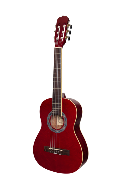 Sanchez 1/2 Size Student Classical Guitar with Gig Bag (Wine Red)